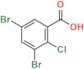3,5-Dibromo-2-chlorobenzoic acid