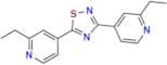 3,5-Bis(2-ethylpyridin-4-yl)-1,2,4-thiadiazole