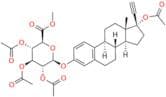 Ethynyl Estradiol 17-Acetate 3-(2',3',4'-Tri-O-acetyl)-β-D-glucuronide Methyl Ester