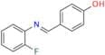 4-{(E)-[(2-fluorophenyl)imino]methyl}phenol