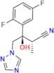 (2S,3R)-3-(2,5-Difluorophenyl)-3-hydroxy-2-methyl-4-(1H-1,2,4-triazol-1-yl)butanenitrile