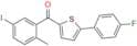 (5-(4-Fluorophenyl)thiophen-2-yl)(5-iodo-2-methylphenyl)methanone