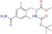 (S)-Methyl 2-((tert-Butoxycarbonyl)amino)-3-(4-carbamoyl-2,6-dimethylphenyl)propanoate