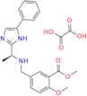 Methyl (S)-2-methoxy-5-(((1-(5-phenyl-1H-imidazol-2-yl)ethyl)amino)methyl)benzoate oxalate