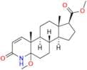 3-Oxo-4-aza-11a-methoxy-5α-alphandrost-1-ene-17β-carboxylic acid methyl ester