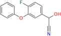 2-(4-Fluoro-3-phenoxyphenyl)-2-hydroxyacetonitrile