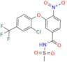 3-(2-Chloro-4-(trifluoromethyl)phenoxy)-N-(methylsulfonyl)-4-nitrobenzamide