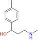 3-(Methylamino)-1-(p-tolyl)propan-1-ol
