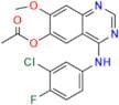 4-((3-Chloro-4-fluorophenyl)amino)-7-methoxyquinazolin-6-yl acetate