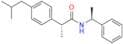(S,R)-N-(1-Phenylethyl) Ibuprofen Amide