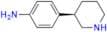 (R)-4-(Piperidin-3-yl)aniline