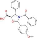 (4S,5R)-3-Benzoyl-2-(4-methoxyphenyl)-4-phenyl-5-oxazolidinecarboxylic acid