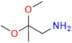 2,2-Dimethoxypropan-1-amine