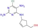 ([4-(2,5-Diamino-6-chloropyrimidin-4-ylamino)cyclopent-2-enyl]methanol)
