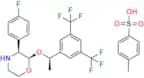 (2R,3S)-2-((R)-1-(3,5-Bis(trifluoromethyl)phenyl)ethoxy)-3-(4-fluorophenyl)morpholine 4-methylbenz…