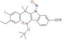 tert-Butyl 6-cyano-2-(2-(4-ethyl-3-iodophenyl)propan-2-yl)-1-nitroso-1H-indole-3-carboxylate