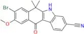 8-bromo-9-methoxy-6,6-dimethyl-11-oxo-6,11-dihydro-5H-benzo[b]carbazole-3-carbonitrile