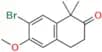 7-bromo-6-methoxy-1,1-dimethyl-3,4-dihydronaphthalen-2(1H)-one