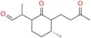 2-((4R)-4-Methyl-2-oxo-3-(3-oxobutyl)cyclohexyl)propanal