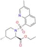 (2R,4R)-Ethyl 4-methyl-1-((3-methylquinolin-8-yl)sulfonyl)piperidine-2-carboxylate