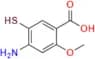 2-Methoxy-4-amino-5-mercaptobenzoic Acid