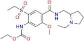 Ethyl (4-(((1-ethylpyrrolidin-2-yl)methyl)carbamoyl)-2-(ethylsulfonyl)-5-methoxyphenyl)carbamate