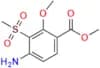 Methyl 4-amino-2-methoxy-3-(methylsulfonyl)benzoate