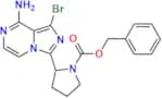 Benzyl 2-(8-amino-1-bromoimidazo[1,5-a]pyrazin-3-yl)pyrrolidine-1-carboxylate