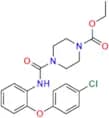 Ethyl 4-{[o-(p-chlorophenoxy)phenyl]-carbamoyl}-1-piperazine Carboxylate