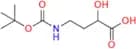 4-((tert-Butoxycarbonyl)amino)-2-hydroxybutanoic Acid