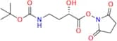 2,5-Dioxopyrrolidin-1-yl (S)-4-((tert-butoxycarbonyl)amino)-2-hydroxybutanoate