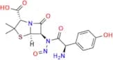 (2S,5R,6R)-6-((R)-2-Amino-2-(4-hydroxyphenyl)-N-nitrosoacetamido)-3,3-dimethyl-7-oxo-4-thia-1-azab…