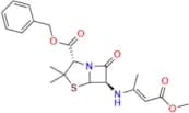 Benzyl (2S,6R)-6-(((E)-4-methoxy-4-oxobut-2-en-2-yl)amino)-3,3-dimethyl-7-oxo-4-thia-1-azabicyclo[…