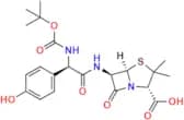 (2S,5R,6R)-6-((R)-2-((tert-butoxycarbonyl)amino)-2-(4-hydroxyphenyl)acetamido)-3,3-dimethyl-7-oxo-…