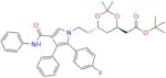 tert-Butyl 2-((4R,6S)-6-(2-(2-(4-fluorophenyl)-3-phenyl-4-(phenylcarbamoyl)-1H-pyrrol-1-yl)ethyl)-…
