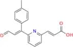 (E)-3-(6-((E)-3-Oxo-1-(p-tolyl)prop-1-en-1-yl)pyridin-2-yl)acrylic Acid