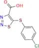 5-((4-Chlorophenyl)thio)-1,2,3-thiadiazole-4-carboxylic Acid