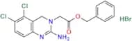 2-Amino-5,6-dichloro-3(4H)-quinazoline Acetic Acid Benzyl Ester Hydrobromide