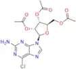 2-Amino-6-chloro-9-(2,3,5-tri-O-acetyl-β-D-ribofuranosyl)purine