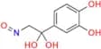 4-(1,1-Dihydroxy-2-nitrosoethyl)benzene-1,2-diol