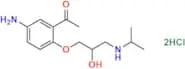 1-[5-Amino-2- [(2RS)-2-hydroxy-3-[(1-methylethyl)amino]- propoxy]phenyl]ethanone Dihydrochloride