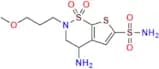 4-Amino-2-(3-methoxypropyl)-3,4-dihydro-2H-thieno[3,2-e][1,2]thiazine-6-sulfonamide 1,1-dioxide