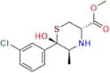 Methyl (3S,5S,6S)-6-(3-chlorophenyl)-6-hydroxy-5-methylthiomorpholine-3-carboxylate