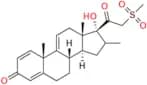 17-Hydroxy-16-methyl-21-methanesulfonyl-pregna-1,4,9(11)-triene-3,20-dione