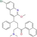 4-(6-Bromo-2-methoxyquinolin-3-yl)-2-((dimethylamino)methyl)-1-(naphthalen-1-yl)-4-phenylbutan-1-o…