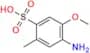 4-Amino-5-Methoxy-2-Toluenesulfonic Acid