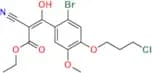 Ethyl (Z)-3-(2-bromo-4-(3-chloropropoxy)-5-methoxyphenyl)-2-cyano-3-hydroxyacrylate