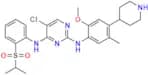 5-Chloro-N4-(2-(isopropylsulfonyl)phenyl)-N2-(2-methoxy-5-methyl-4-(piperidin-4-yl)phenyl)pyrimidi…