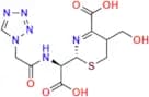 (2R)-2-((R)-(2-(1H-Tetrazol-1-yl)acetamido)(carboxy)methyl)-5-(hydroxymethyl)-5,6-dihydro-2H-1,3-t…