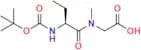 (S)-N-(2-((tert-Butoxycarbonyl)amino)butanoyl)-N-methylglycine